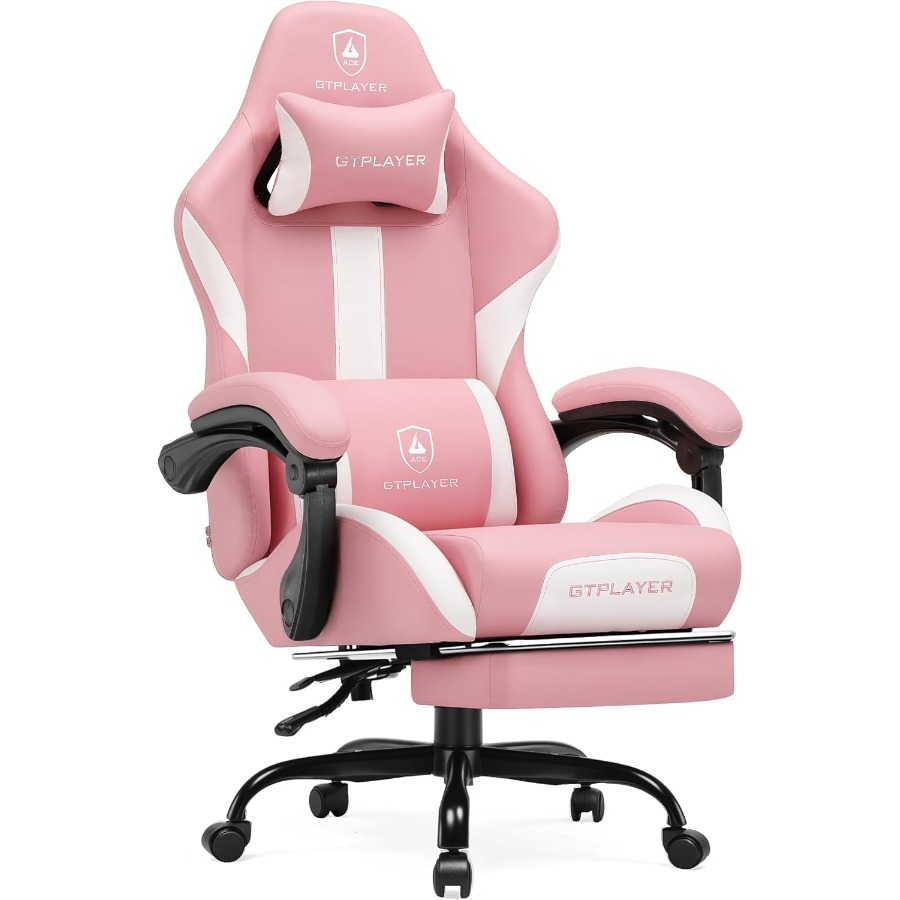 Ergonomic Office Chair - 발 받침대와 포켓 스프링 쿠션이 있는