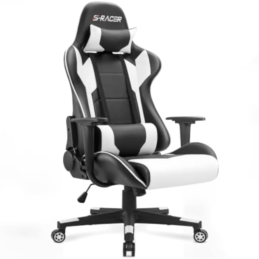 Ergonomic Office Chair - 게이밍 및 사무용 의자, 고급 가죽,