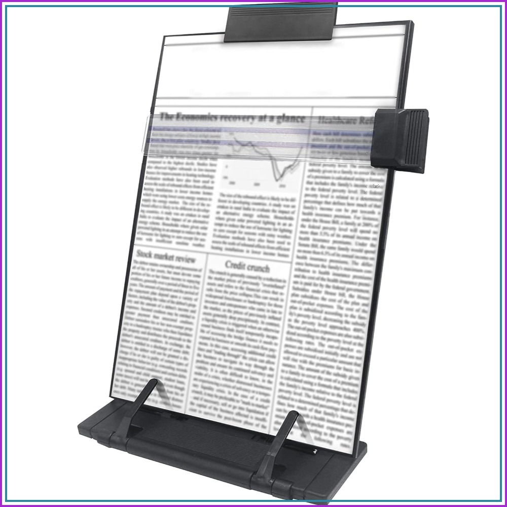 Document Holder Stand - 조절 가능한 7단계 데스크탑 문서 홀더