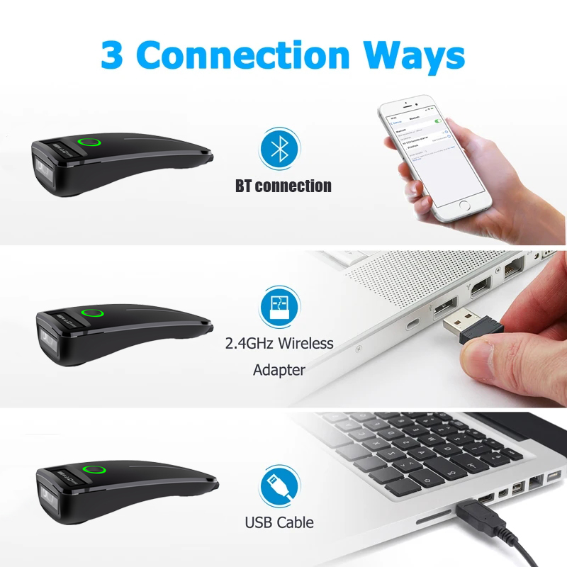 2D 바코드 스캐너 W7 미니 무선 블루투스 휴대용 휴 - Document Scanner Portable 리뷰 및 가격