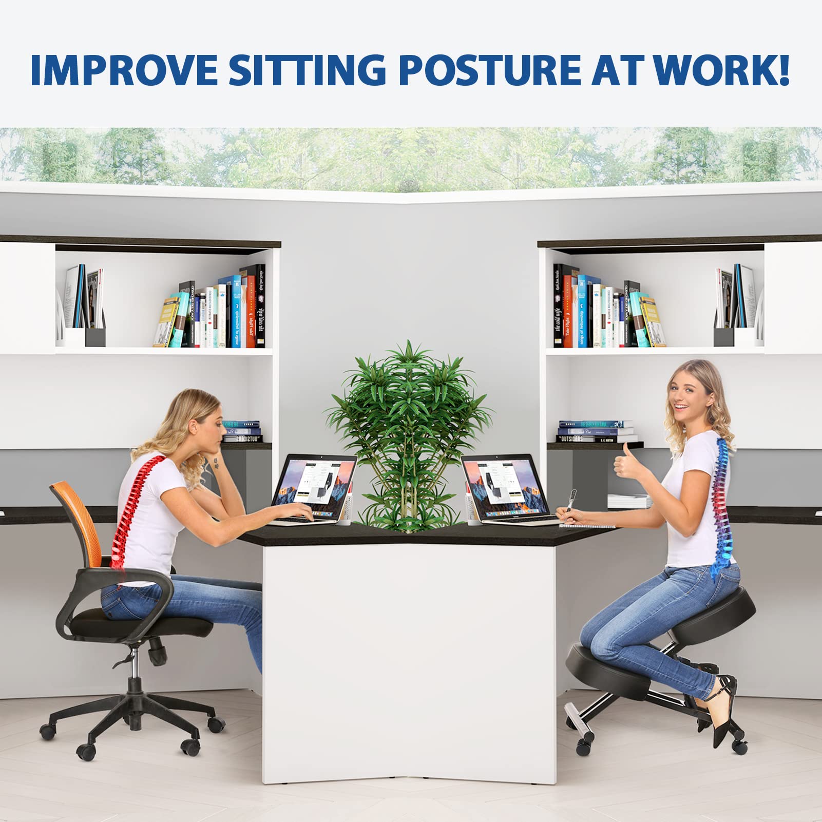 사무실용 인체공학적 무릎꿇이 의자, 가정 및 사무실용  - Ergonomic Office Chair 리뷰 및 가격