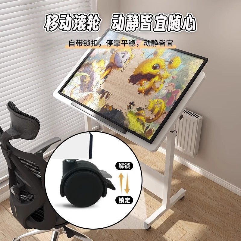 창의적인 모던 원목 접이식 높이 조절 드로잉 데스크 작 - Home Office Work Table 리뷰 및 가격