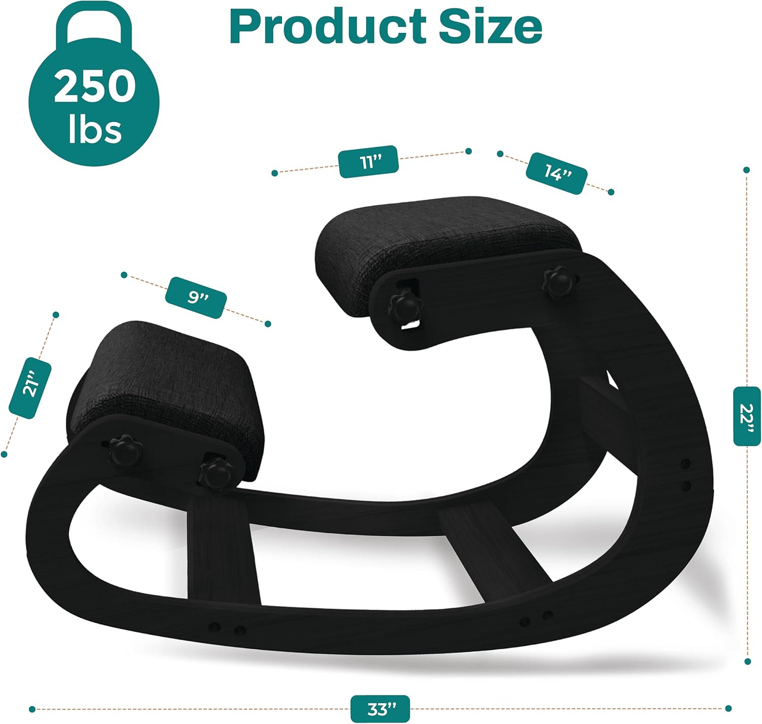 인체공학적 원목 무릎꿇이 의자, 조절 가능한 사무실 스 - Ergonomic Office Chair 리뷰 및 가격