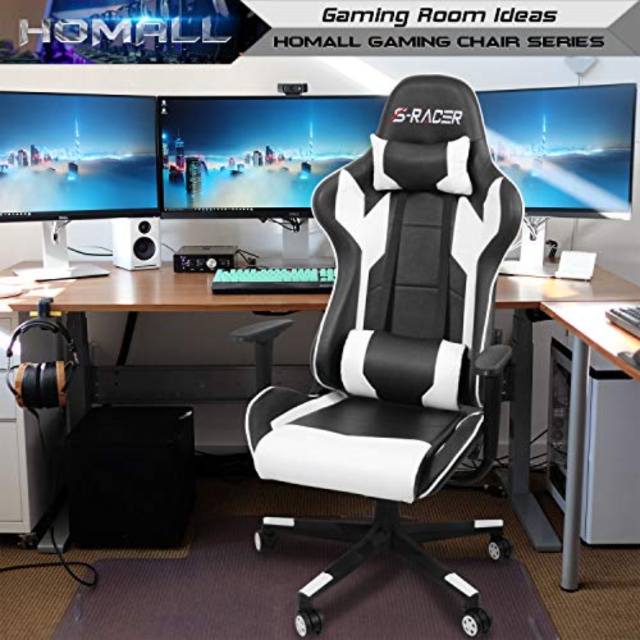 게이밍 및 사무용 의자, 고급 가죽, 블랙, 인체공학적 - Ergonomic Office Chair 리뷰 및 가격