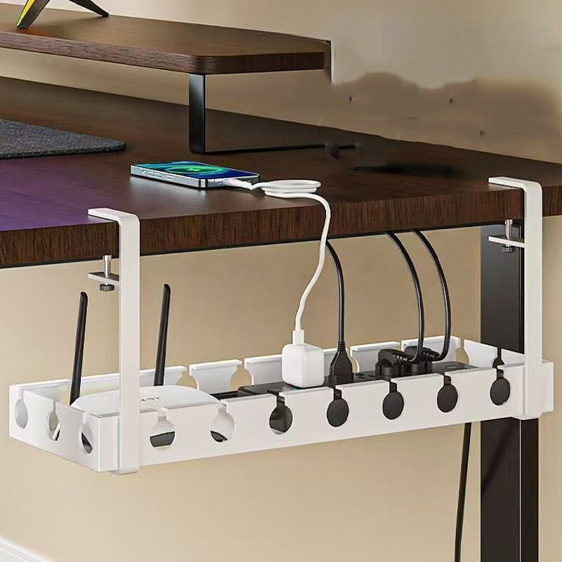 테이블 아래 케이블 정리함 펀칭 없음 소켓 라우터 와이 - Home Office Work Table 리뷰 및 가격
