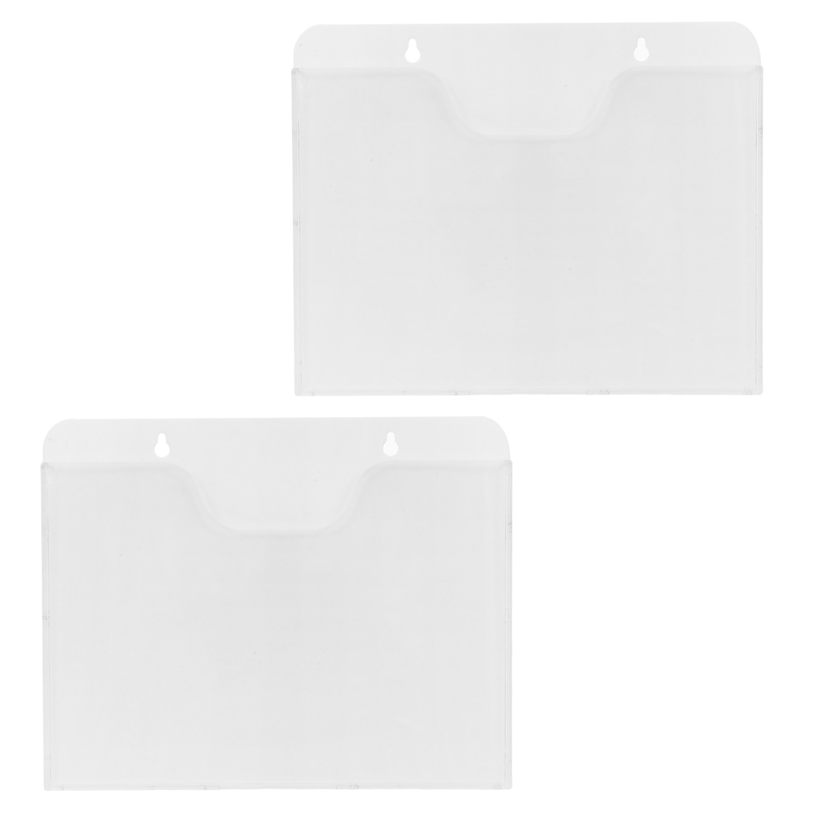 투명 아크릴 소재의 벽걸이형 브로셔 정리대 2개 세트, - Document Holder Stand 리뷰 및 가격