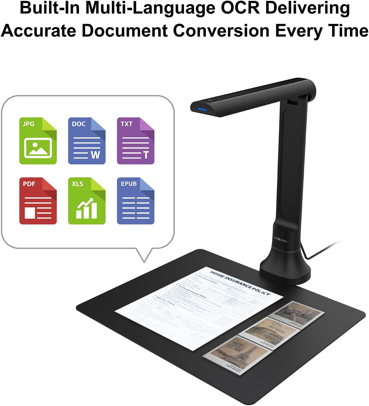 VIISAN DB8401 16MP 문서 카메라(사무실  - Document Scanner Portable 리뷰 및 가격