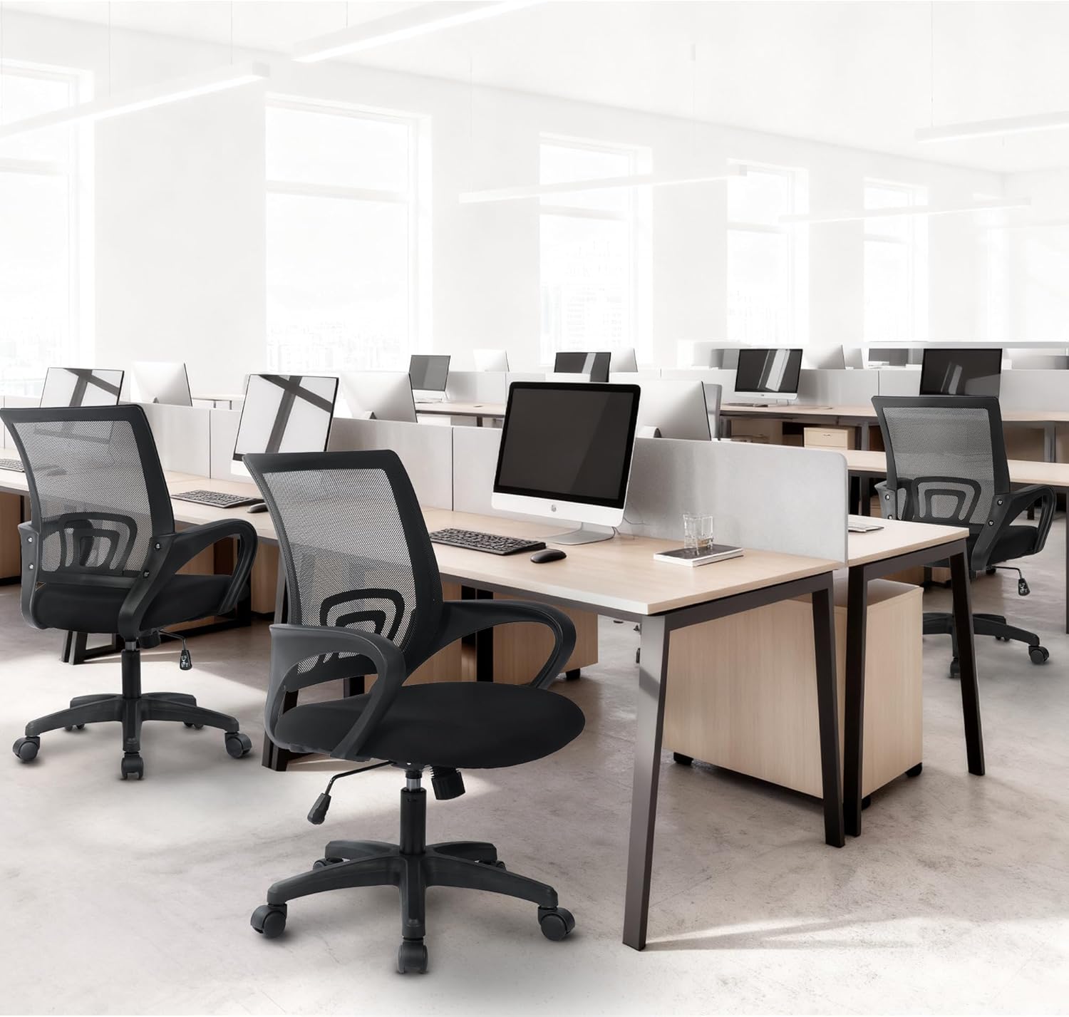 인체공학적 메쉬 사무용 의자, 요추 지지대, 높이 조절 - Ergonomic Office Chair 리뷰 및 가격