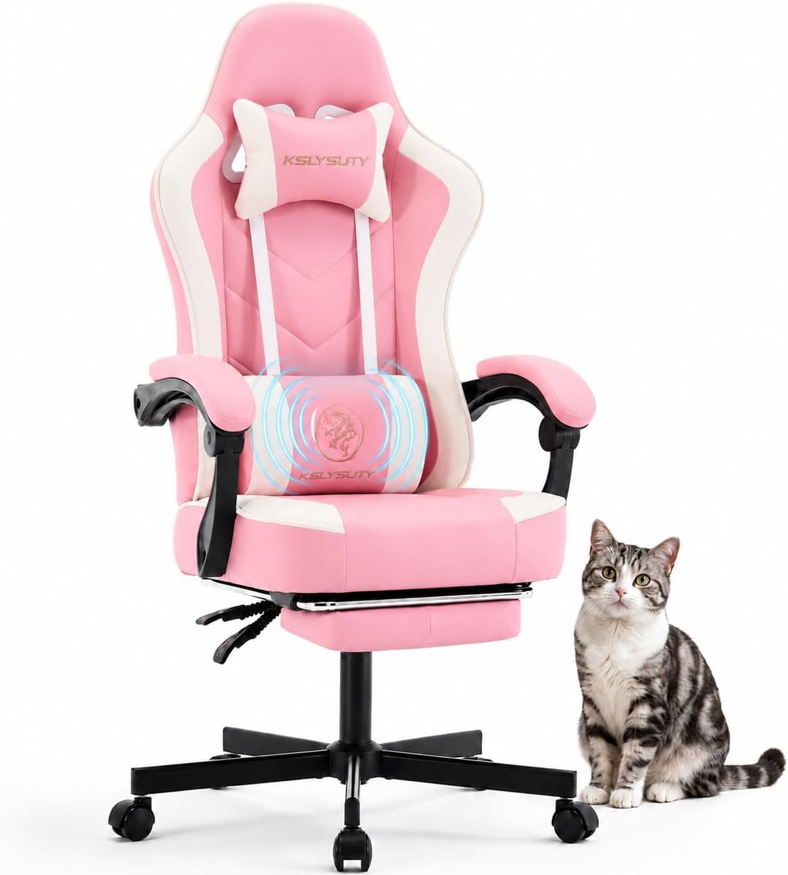 인체공학적 하이백 게이밍 의자 (발받침대, 요추 지지대 - Ergonomic Office Chair 리뷰 및 가격