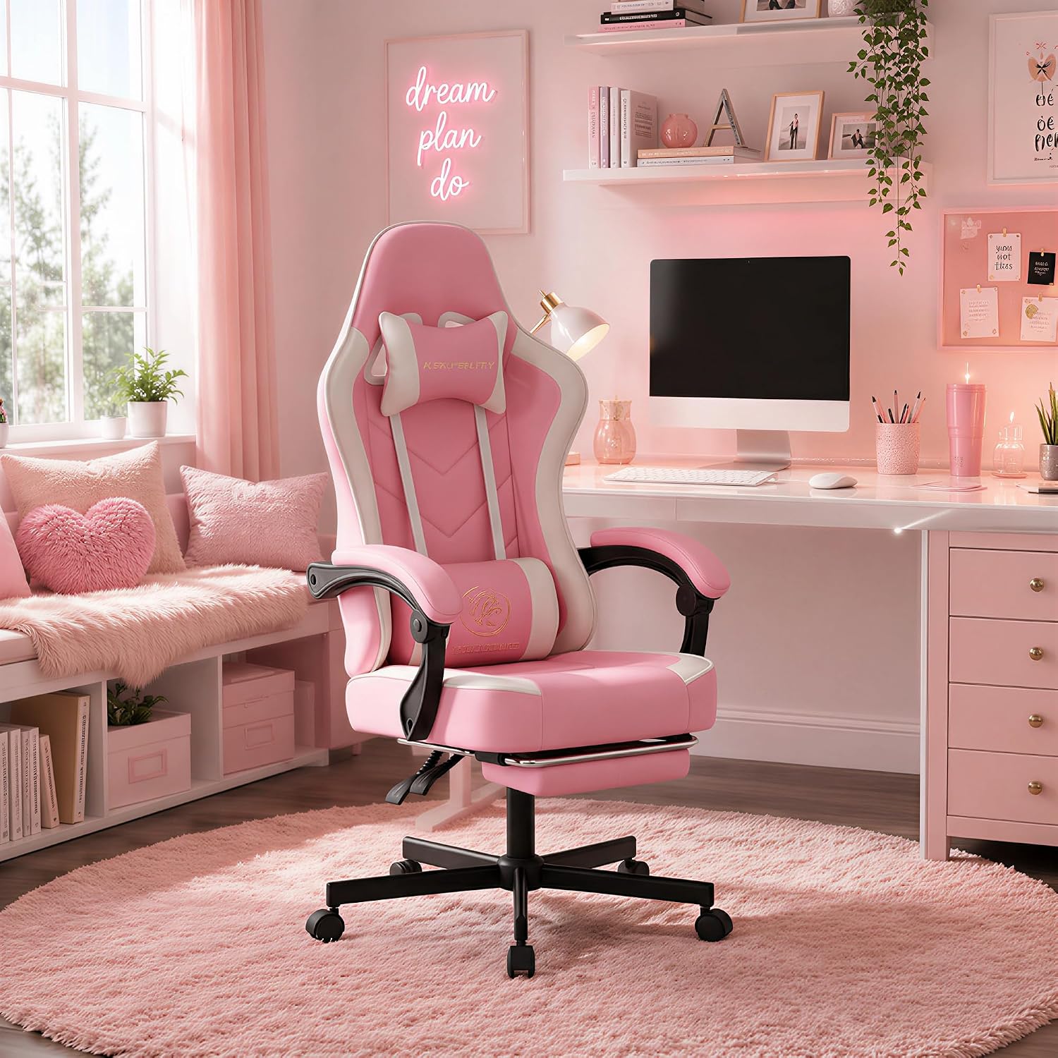 인체공학적 하이백 게이밍 의자 (발받침대, 요추 지지대 - Ergonomic Office Chair 리뷰 및 가격