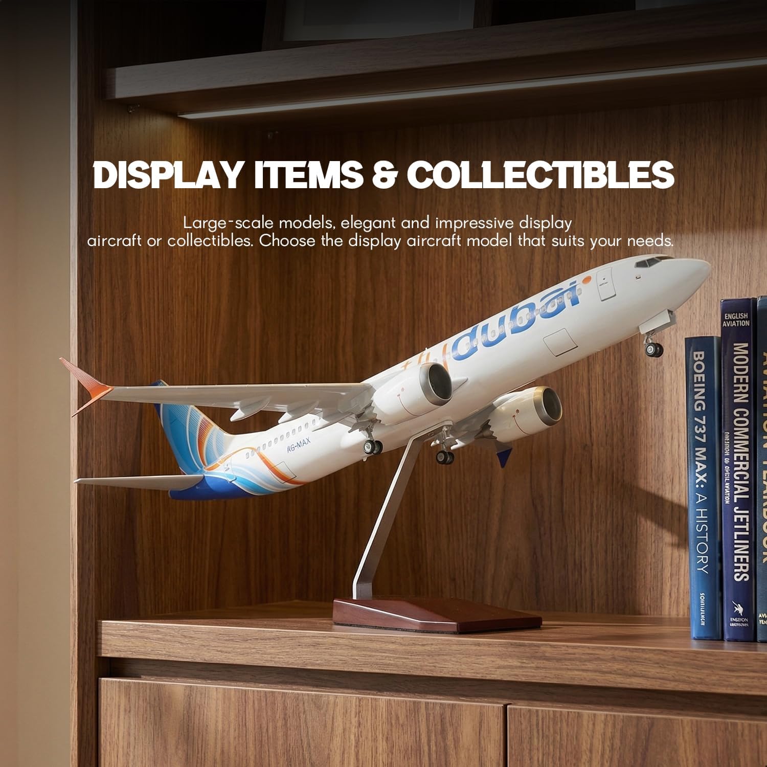 1/85 스케일 두바이 B737 수지 다이캐스트 비행기 - Home Office Dubai 리뷰 및 가격