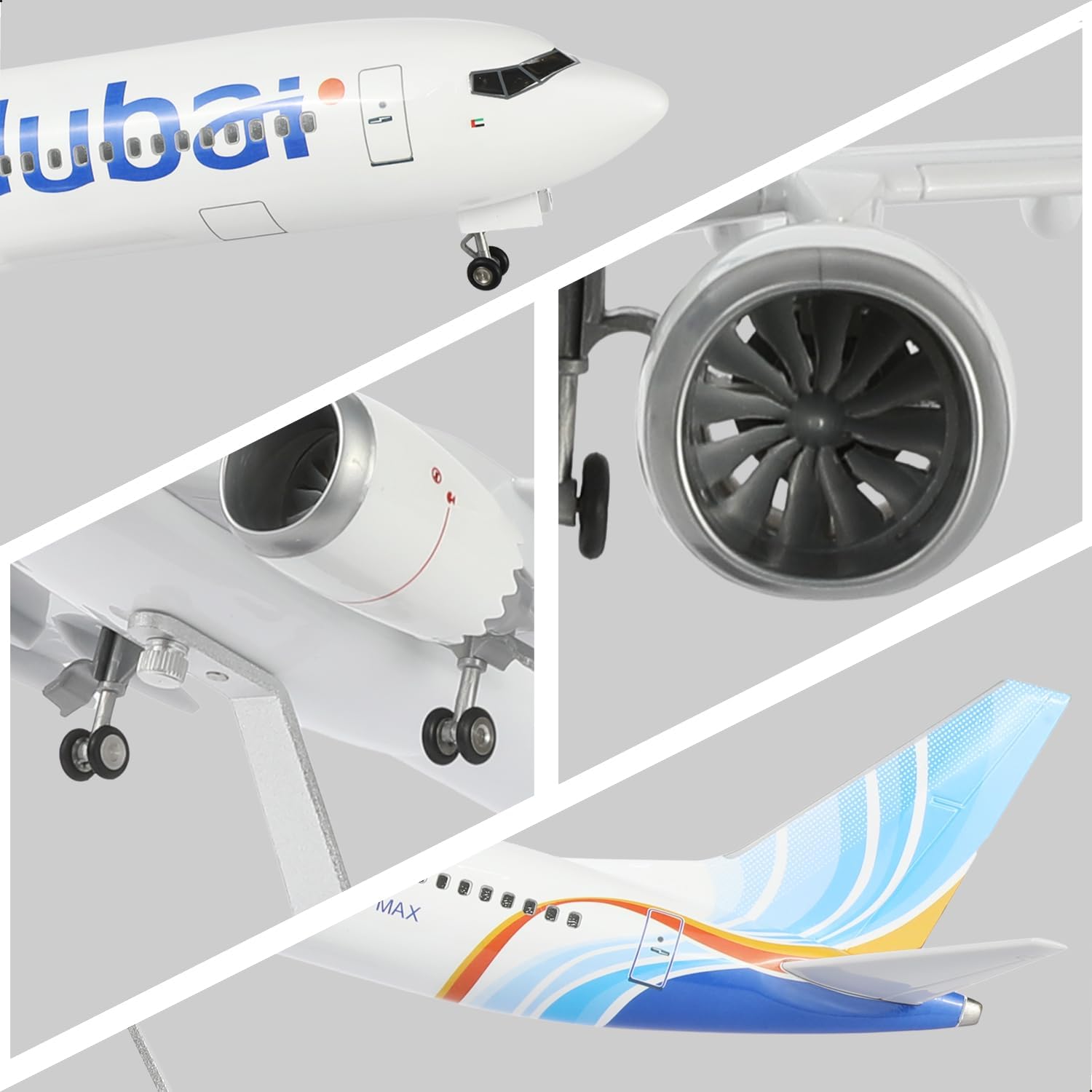 1/85 스케일 두바이 B737 수지 다이캐스트 비행기 - Home Office Dubai 리뷰 및 가격