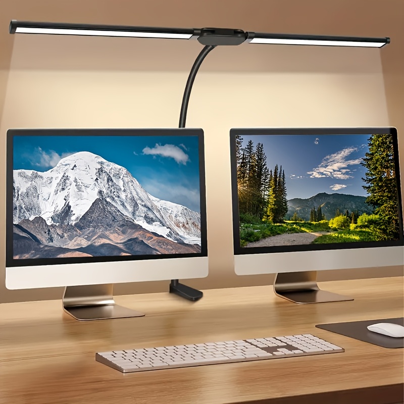 클램프형 듀얼 헤드 LED 데스크 램프, 가정용 사무실 - Home Office Work Table 리뷰 및 가격
